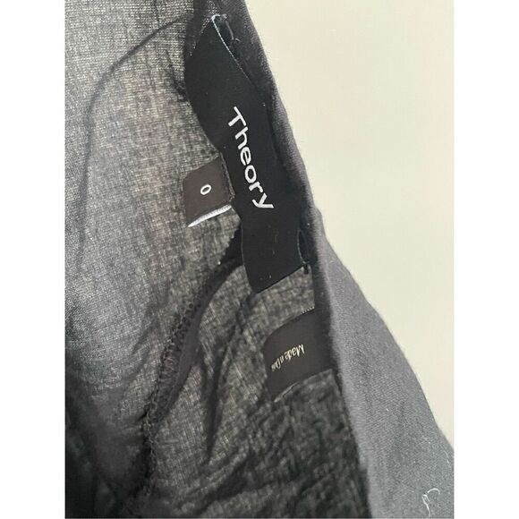 Theory black slip-on dress size 0 - Picture 4 of 4